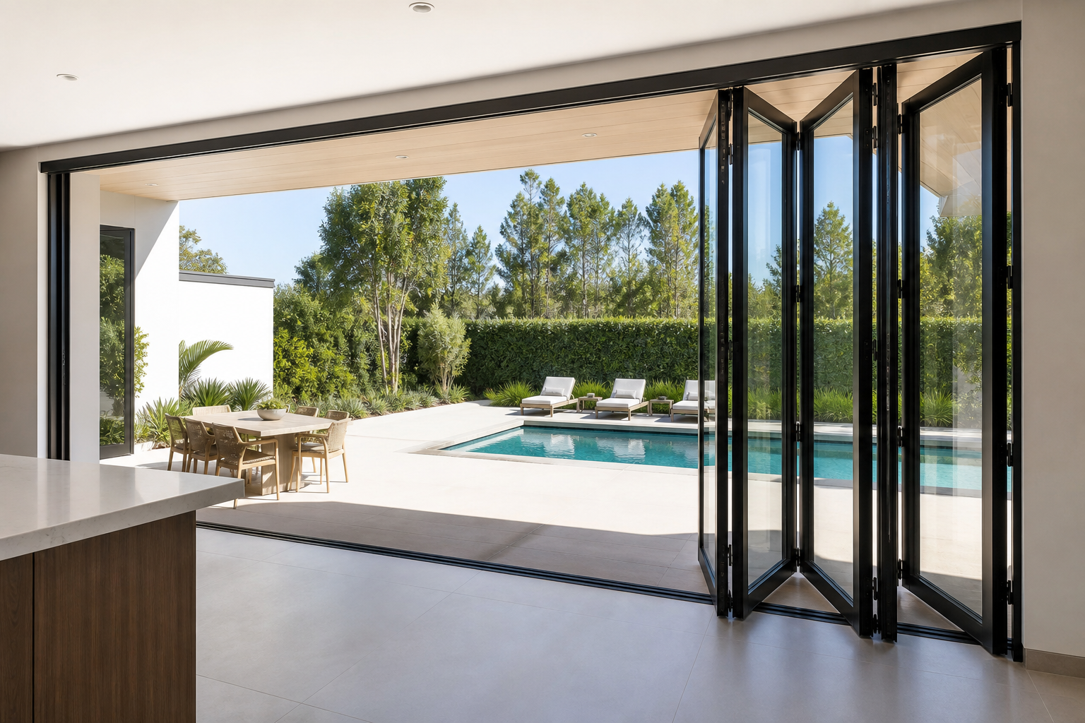 VLX 100 Bifold / Folding Door in Royal Palm Beach, FL | TruePane Windows & Doors - detail 4