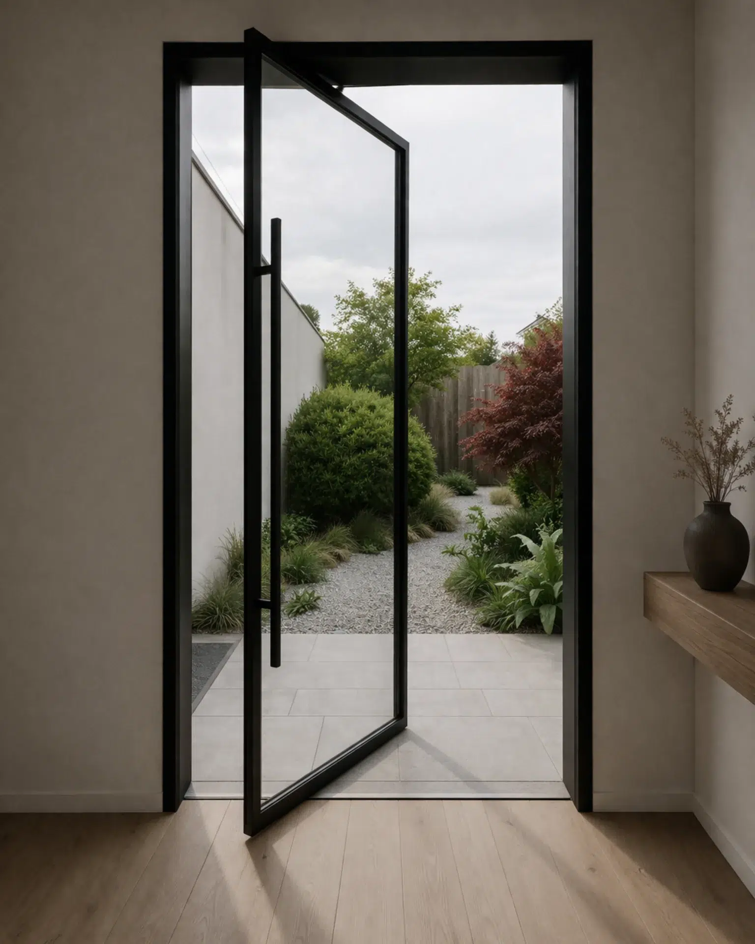 VLX 100 Pivot Door in Royal Palm Beach, FL | TruePane Windows & Doors - detail 1