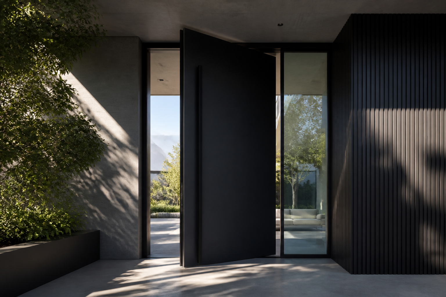 VLX 100 Pivot Door in Royal Palm Beach, FL | TruePane Windows & Doors - detail 2